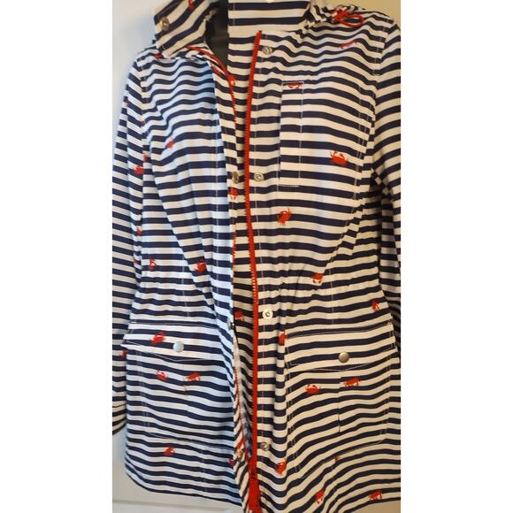 Talbots NOVELTY CRAB ANORAK Petite Size Small $189 MRSP - Picture 5 of 16